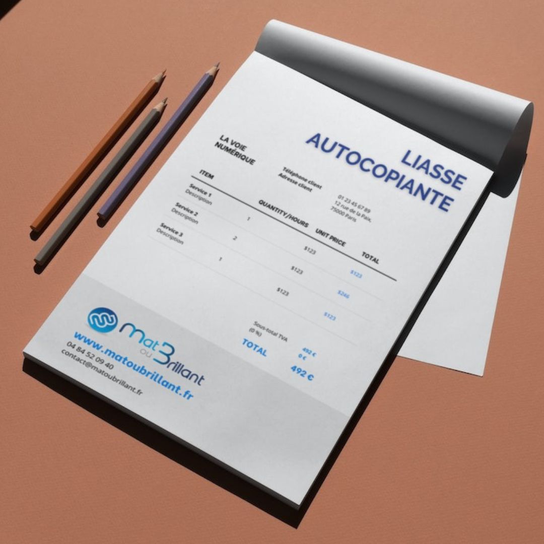 Carnets et liasses autocopiants